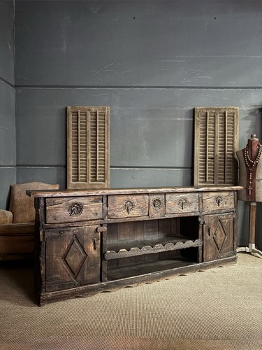 Rustic french sidebaord - french,