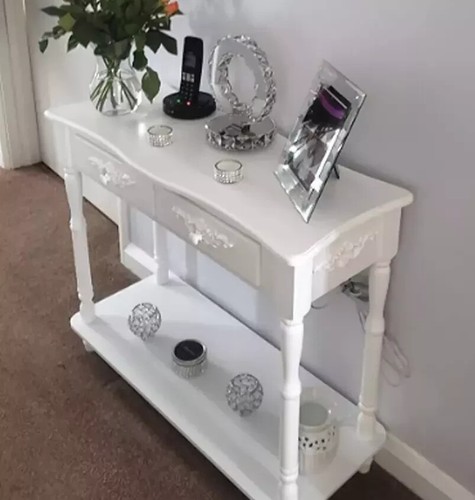 French console table shabby - french,