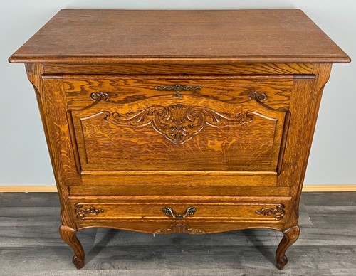 Cabinet vintage french louis - cabinet,