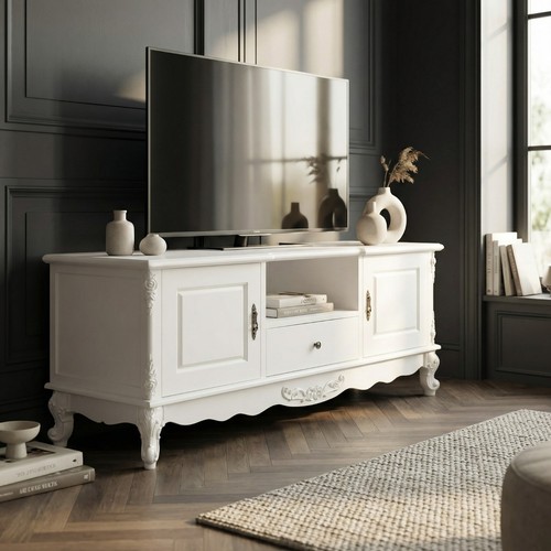 French style white unit - style,